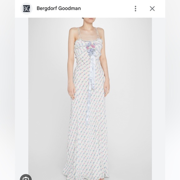 Loveshackfancy Ridley Maxi Dress Lilac Crema Worn Once Sz 0 bridal maxi xs white - Picture 3 of 11